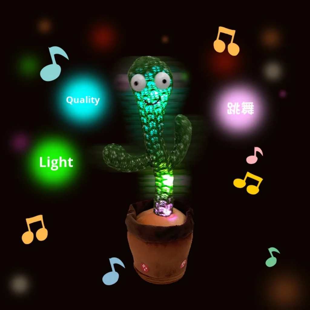 🌵 Cactus Dansant et Parlant – Le Jouet Qui Met l’Ambiance !