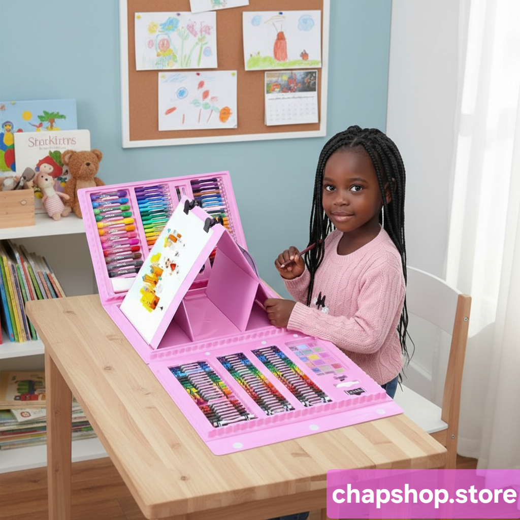 🎨 Kit de coloriage 208 pièces + Rouleau de dessin 3 mètre offert