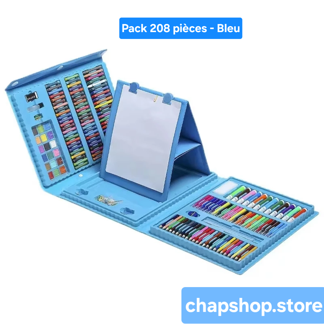 🎨 Kit de coloriage 208 pièces + Rouleau de dessin 3 mètre offert