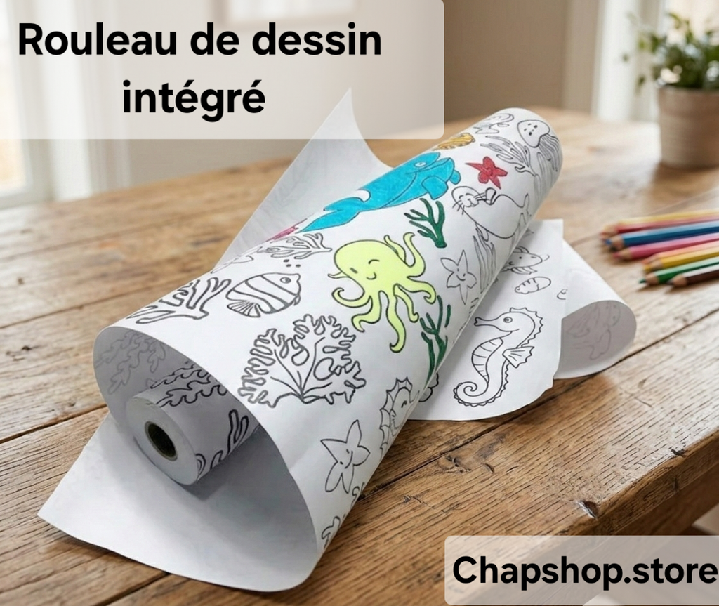 🎨 Kit de coloriage 208 pièces + Rouleau de dessin 3 mètre offert