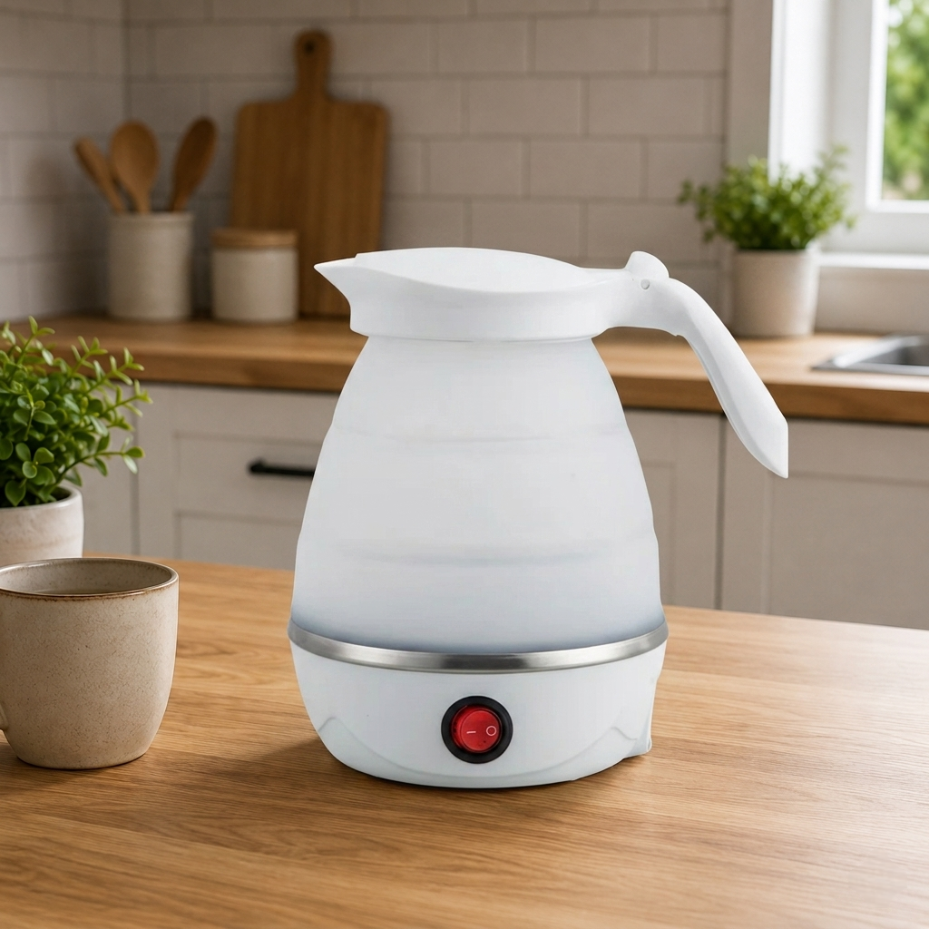 Bouilloire électrique pliable – Compacte & Silicone