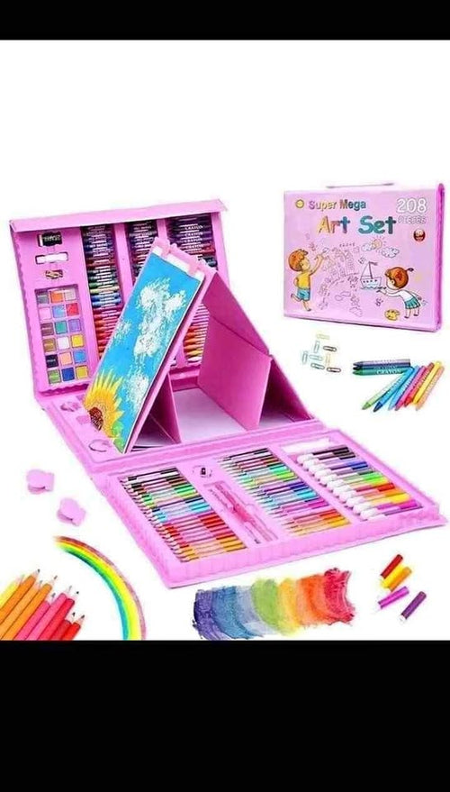 🎨 Kit de coloriage 208 pièces + Rouleau de dessin 3 mètre offert