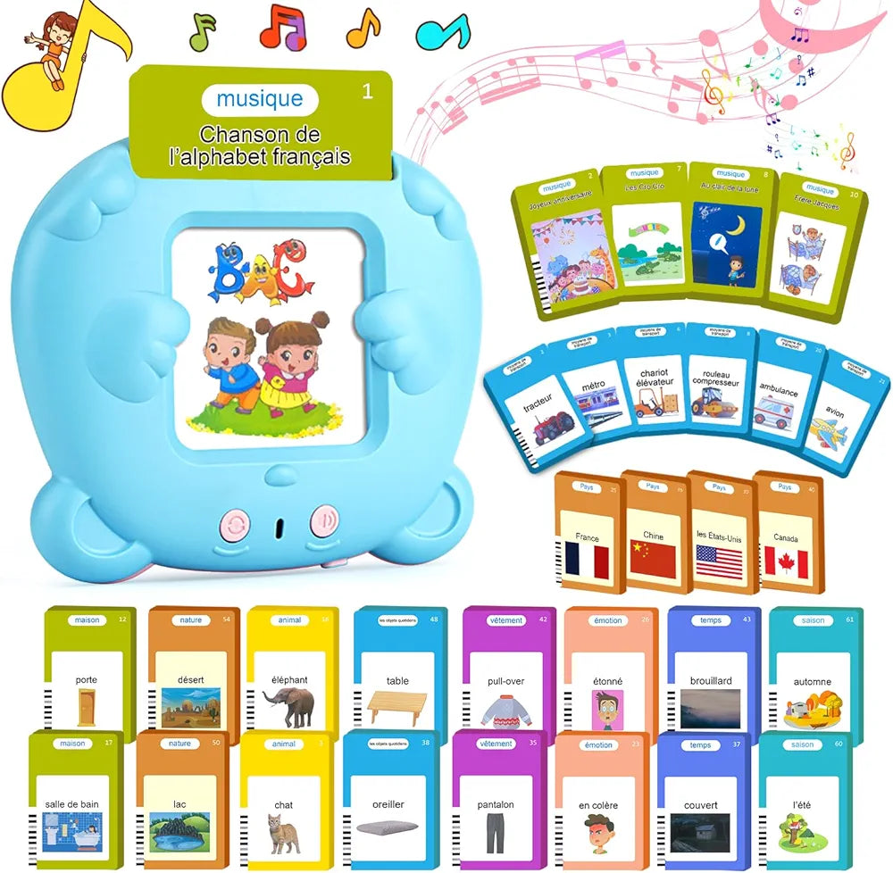 🎓 Lecteur de cartes éducatif bilingue